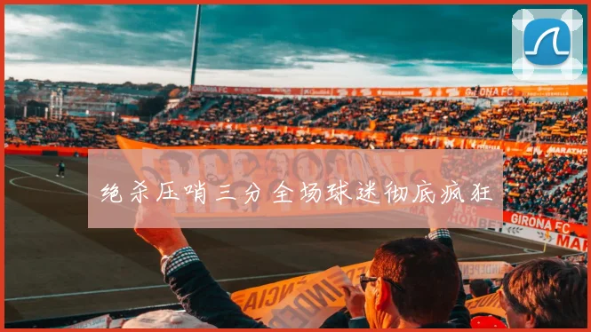 绝杀压哨三分全场球迷彻底疯狂