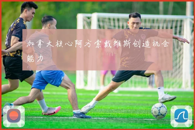 加拿大核心阿方索戴维斯创造机会能力